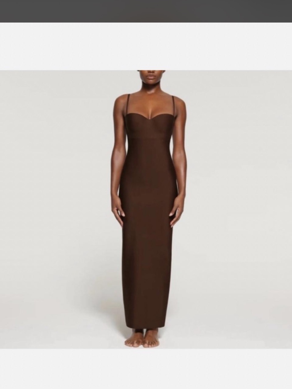 SKIMS Body molded underwire dress Maxi Dress